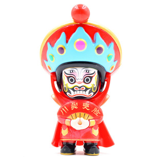 变脸娃娃 变脸公仔娃娃四川川剧变脸玩偶创意玩具民间工艺礼品