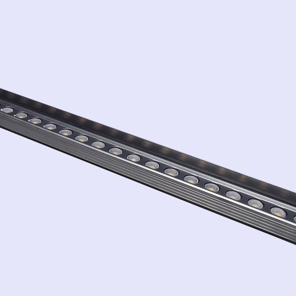 led线条灯小功率洗墙灯防眩光挡光板设计rgb外控6段8段16段dmx512