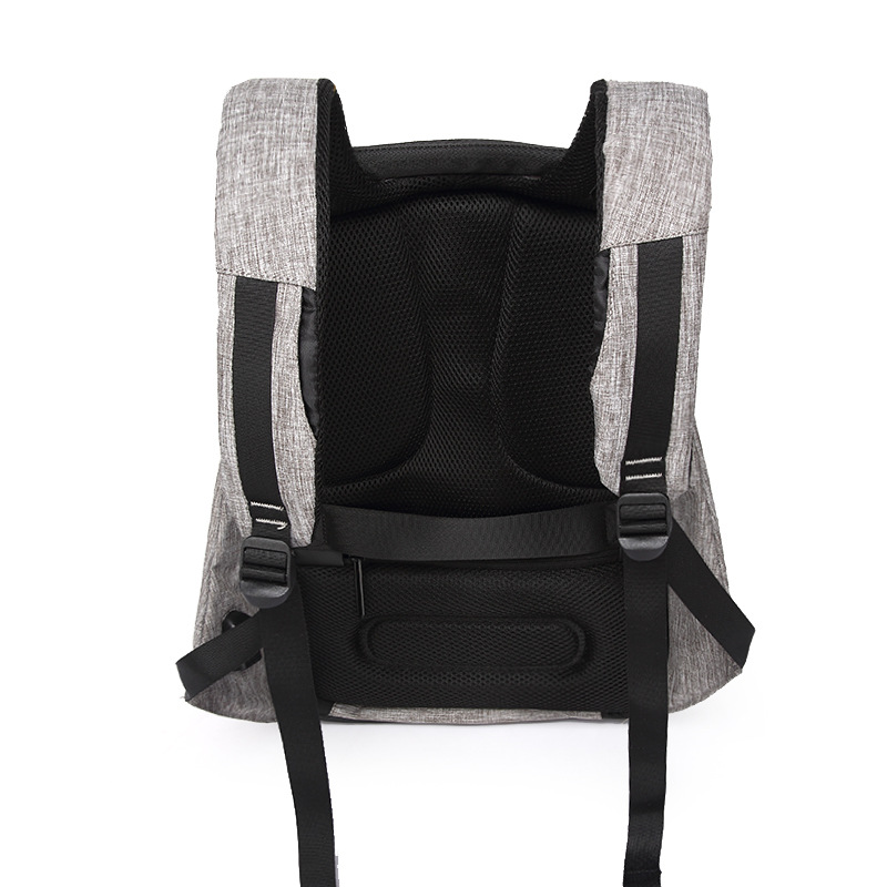 新品蒙马特防盗双肩包男士青年多功能背包 休闲商务旅行包