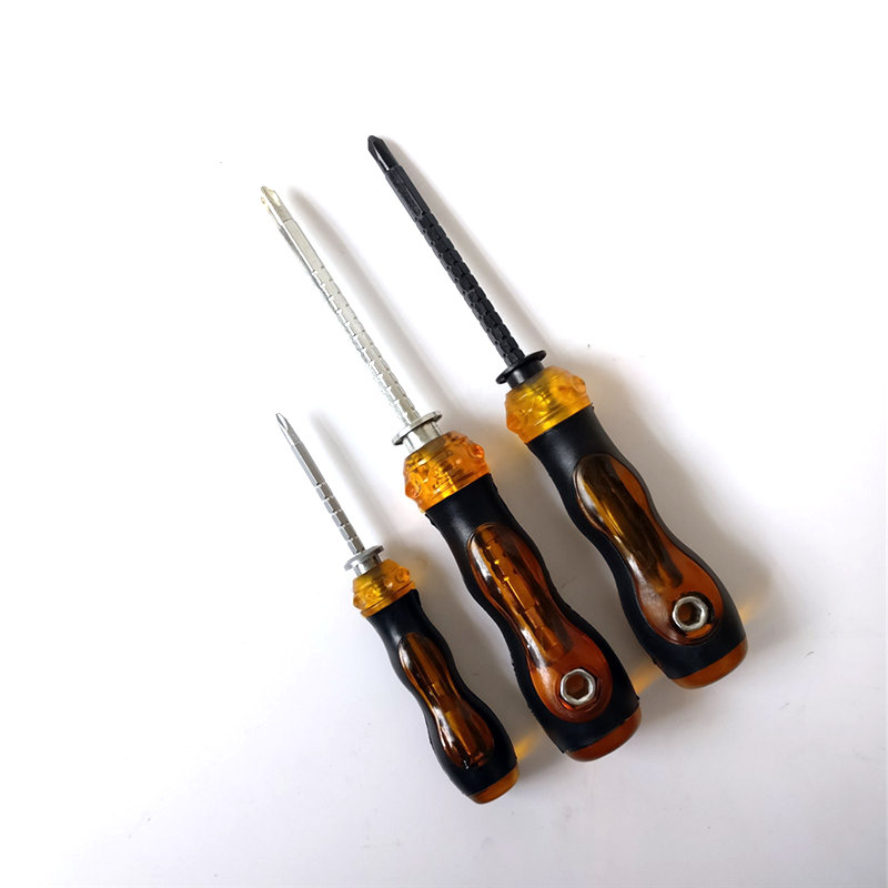 厂家直销 快速双向棘轮螺丝刀 t字型塑柄拐杖螺丝刀 多用伸缩杆