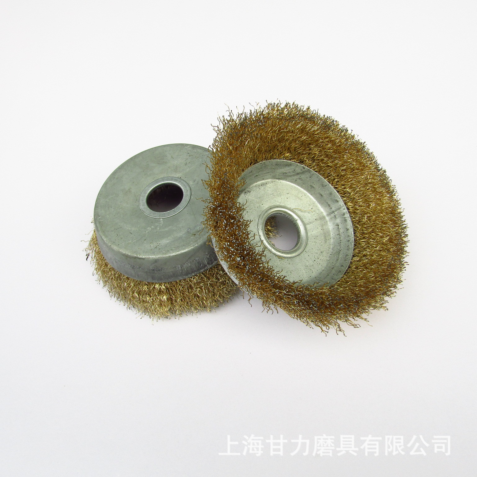 180碗型钢丝轮铁丝球金属除锈抛光刷 圆形角磨机磨光机用180*22mm