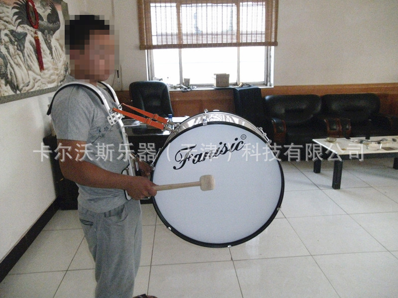 飞尼斯克大军鼓乐器 背架大军鼓 行进大军鼓乐器