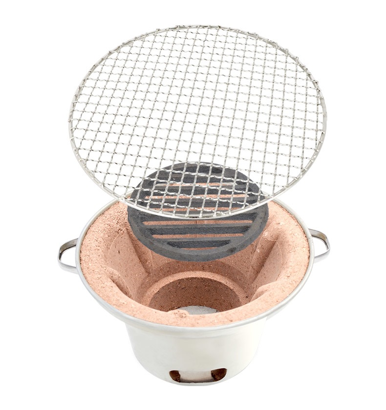 东北特产路边烤肉小泥炉复古地桌烧烤齐齐哈尔烤肉泥炉子烧肉