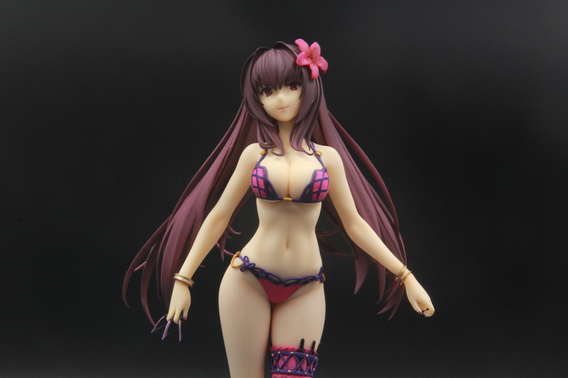 双双动漫手办 fate/grand order assassin斯卡哈 水着 泳装 1/7