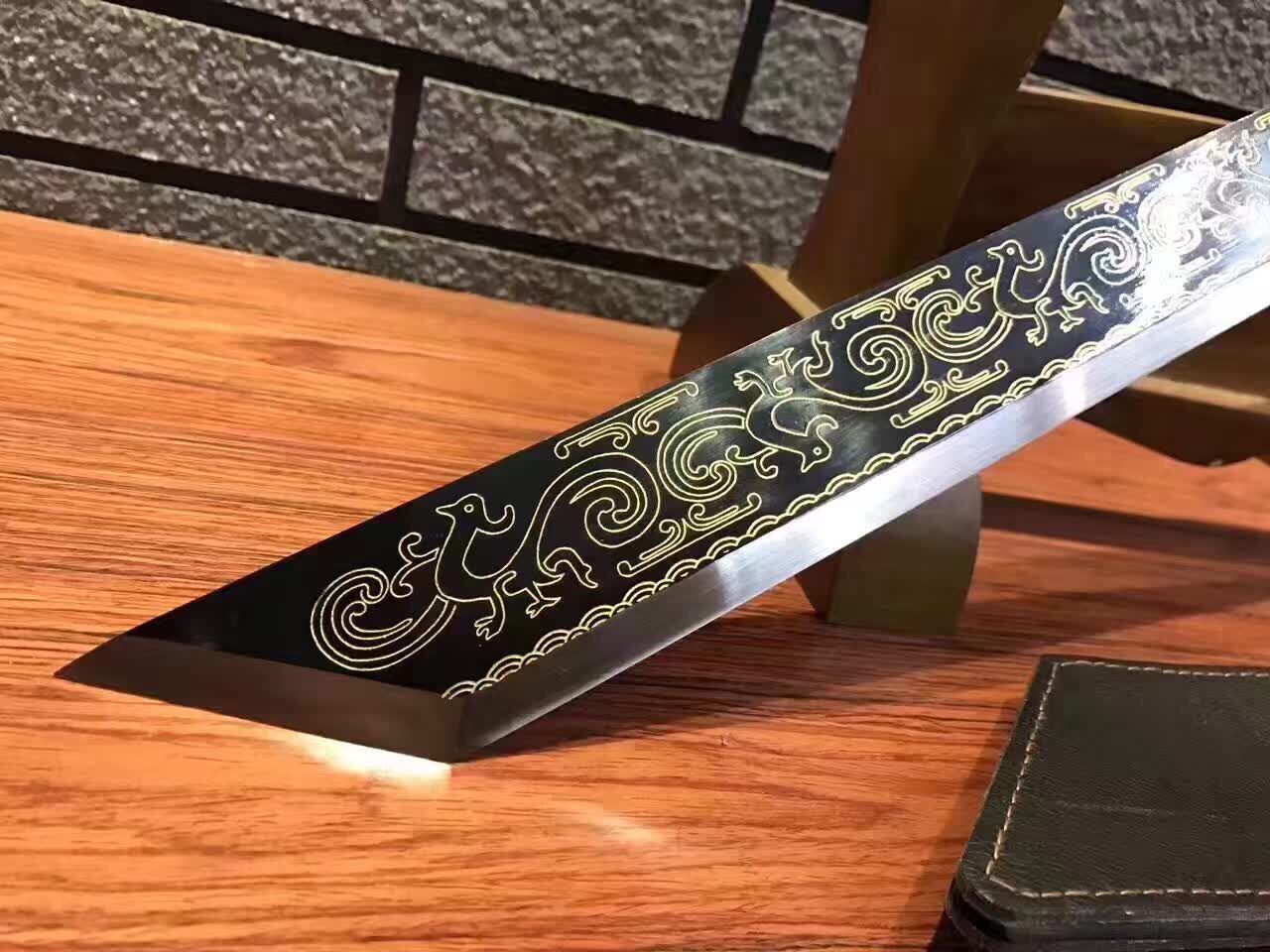 新款龙泉宝剑高锰钢背齿虎头刀宝刀锦衣卫收藏武术刀剑未开刃