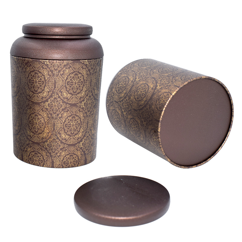 金属包装罐定做小青柑铁皮罐子一斤装密封茶叶罐配内盖柑普茶铁罐