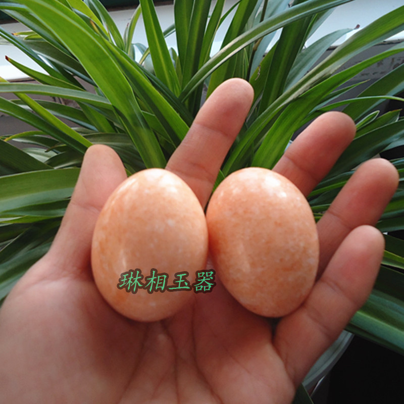 白玉鸡蛋手球 健身把玩件 老年球一对量大优惠混批发可以一件代发