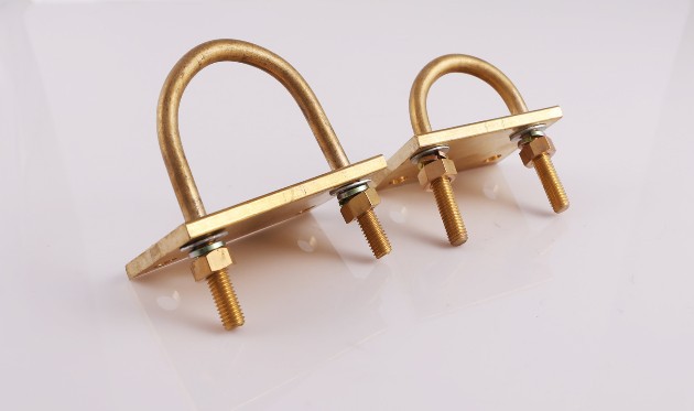 u型夹 黄铜线夹 连接接地棒和绞线的线夹 规格可定制