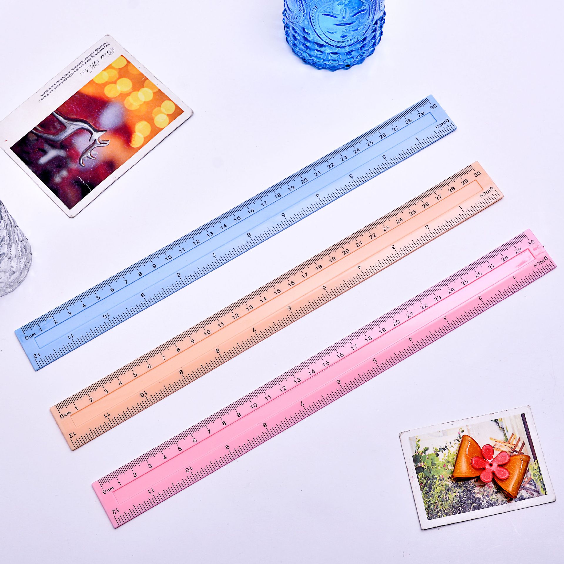 塑料尺子 30厘米塑料直尺 30cm直尺 塑料尺厂家