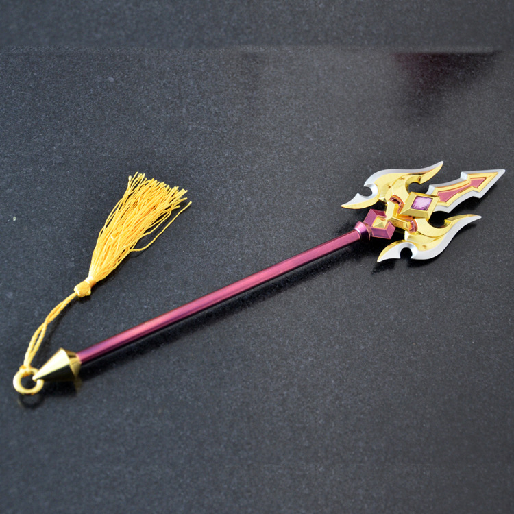 王者周边武器 杨戬根源之目 30cm兵器模型批发