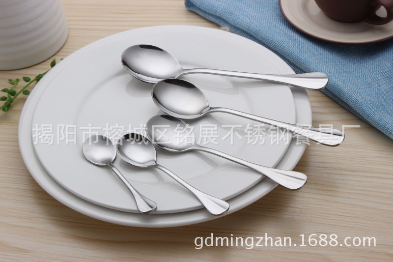 状元系列 厨房餐具 不锈钢勺子 不锈钢圆勺 酒店餐具 家用餐具