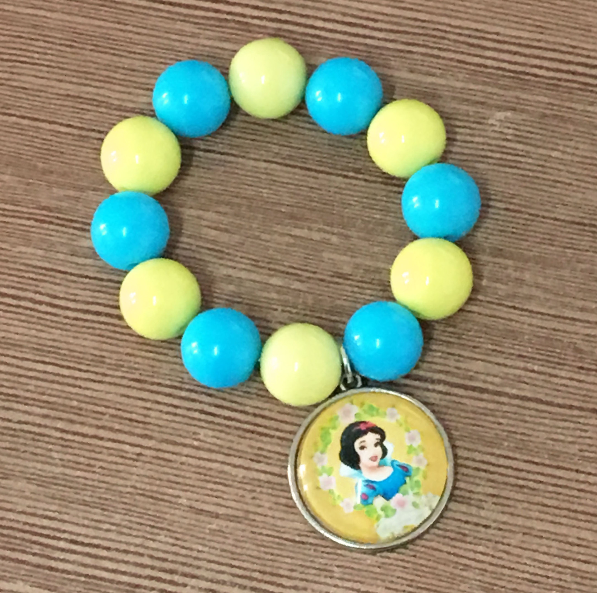 公主系列 糖果色儿童手串 珠子手环 女孩礼物 外贸热销 一手货源