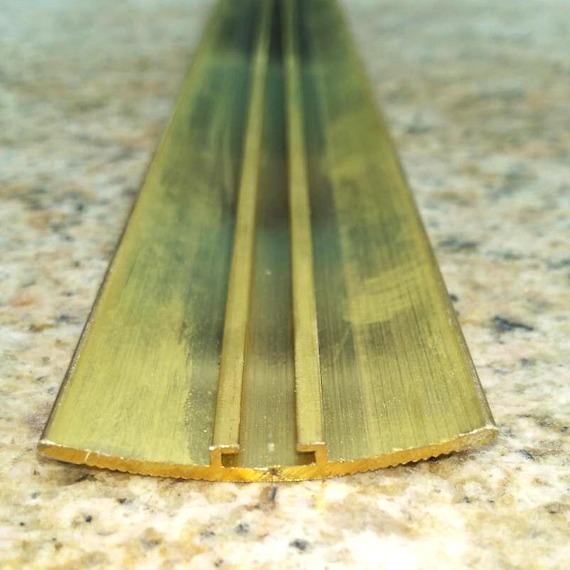 扣地板压条供应纯铜地毯地板弧形压条木地板封边压条