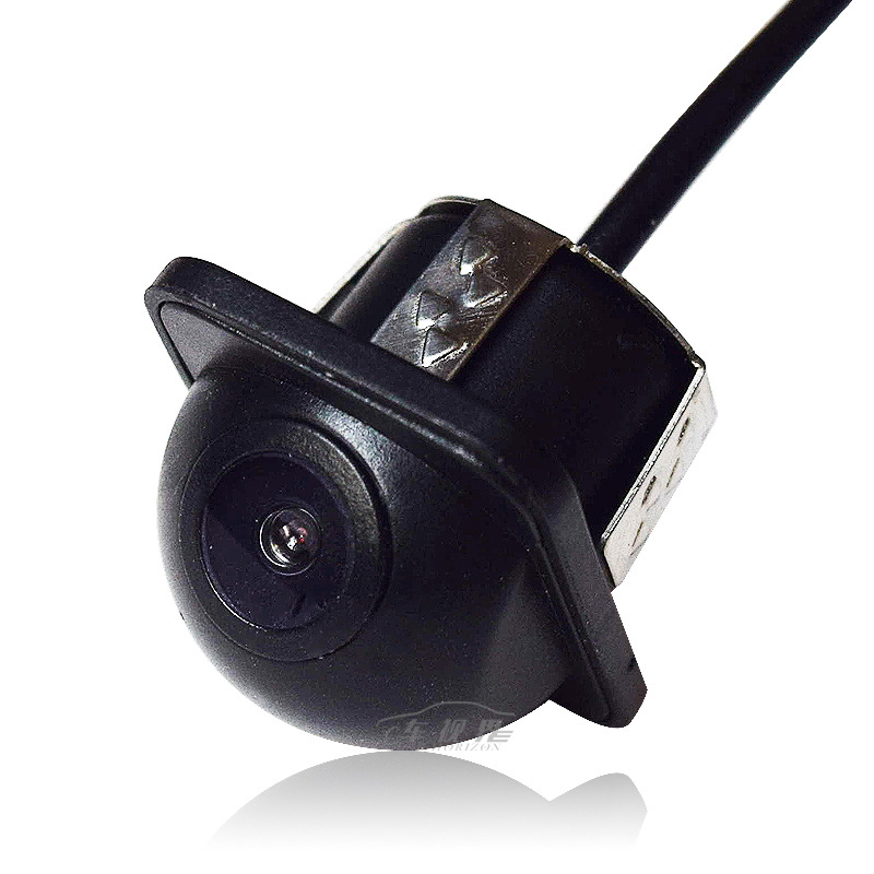 汽车车载前视侧前视后视小草帽摄像头倒挂前置摄像头20mm av头