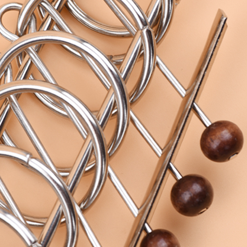 批发古典成人益智玩具解环九连环智力扣解锁玩具大号9连环说明书