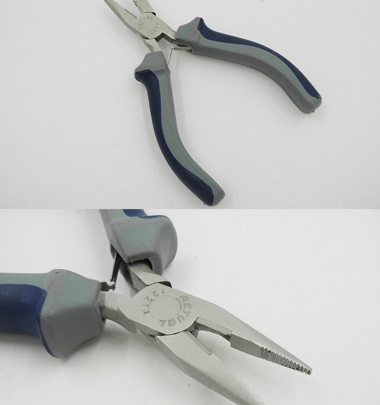 厂家直销多功能电工尖嘴钳 122mm 5寸 迷你尖嘴钳 12214 12204