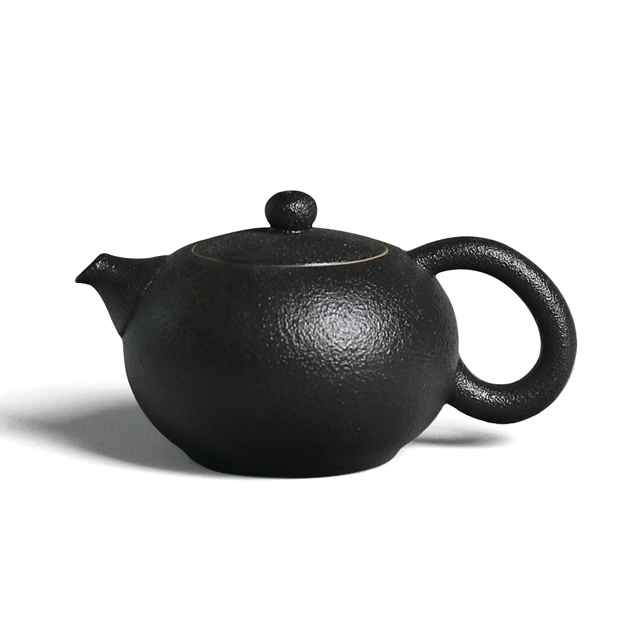 黑陶茶壶 陶瓷西施壶 泡茶器仿古黑陶泥台湾 功夫茶具茶壶