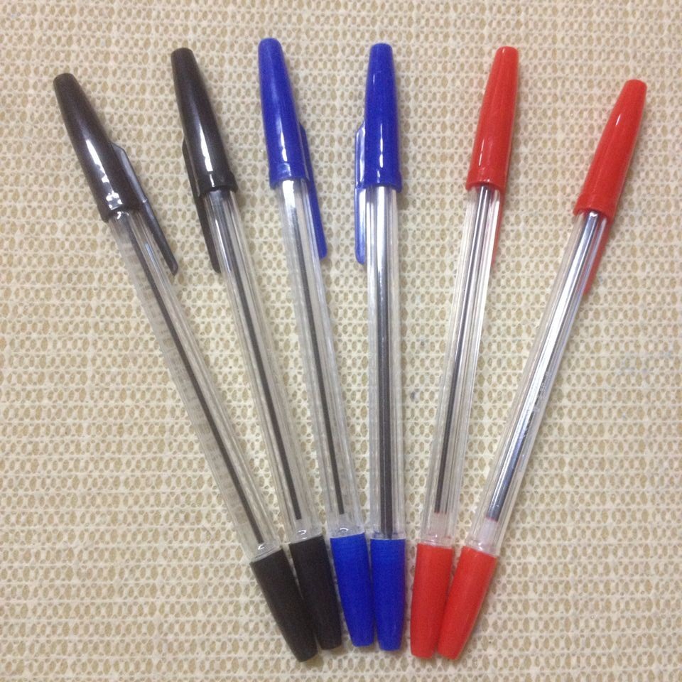 新年之星583圆珠笔 0.7mm原子笔 油笔 红黑蓝 一盒售价/50支