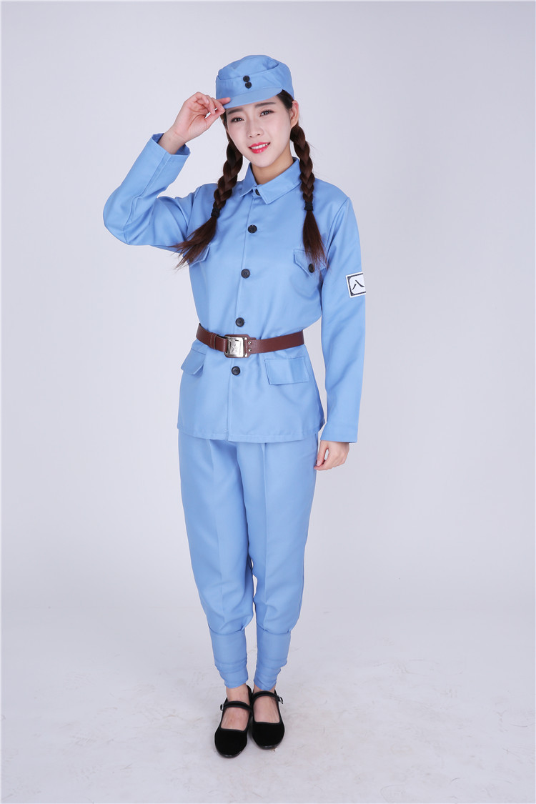 红军长征舞蹈衣服成人红卫兵团革命服饰 八路军服装演出服 男女款