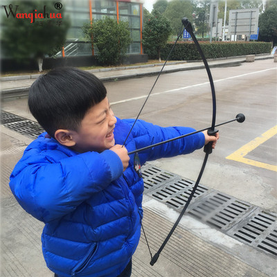 儿童弓箭套装亲子安全射箭射击游戏弓箭宝宝安全吸盘早教直拉弓