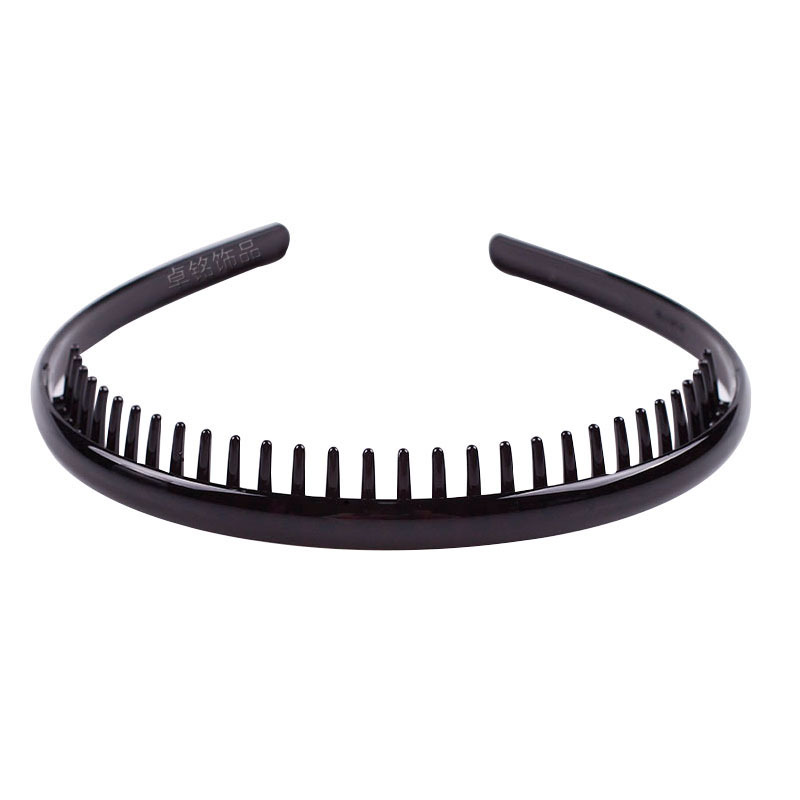 Zhuoming Best-Selling All-Match Headband Korean Simple Non-Slip Adult Toothed Headband Female Boutique Hair Band Head Accessories