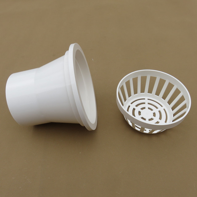 110pvc阳台天台加高塑料圆形地漏室外大排量防堵地漏圆形雨水斗