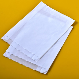 白色面包包装袋防油纸袋 食品糖果袋 饼干西点袋 环保烘焙打包袋