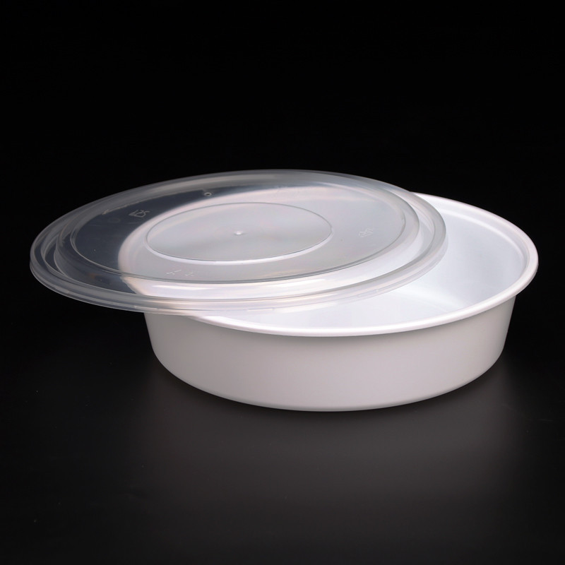 厂家批发打包汤盒2000ml一次性注塑pp外卖打包盒可印刷