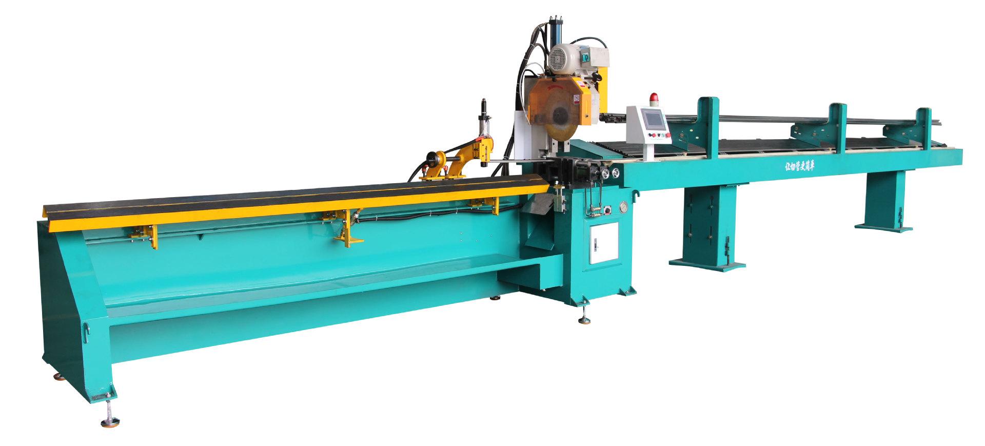 液压全自动切管机可切割14-100方管壁厚6以下智能精准产量高