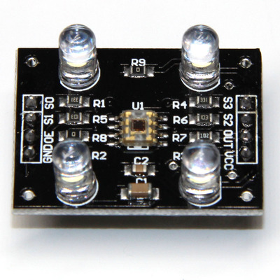 颜色模块 颜色传感器模块tcs3200色彩识别模块传感器 用开发套件