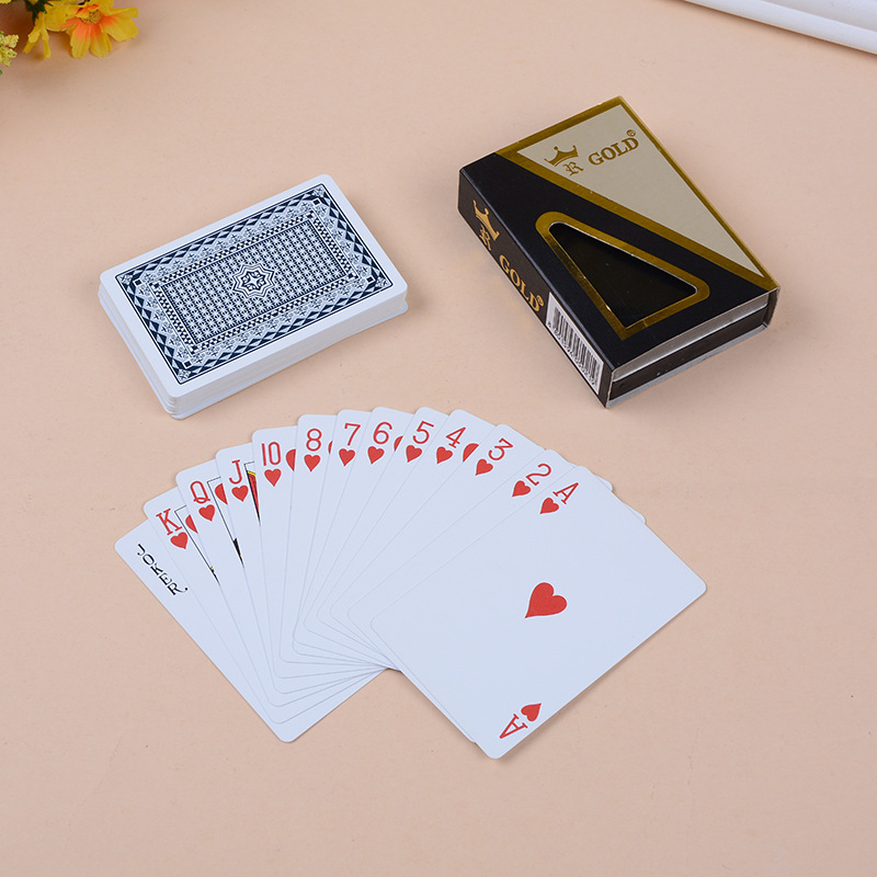 防水金三角扑克牌 双升斗地主跑得快扑克争上游pvc塑料扑克牌