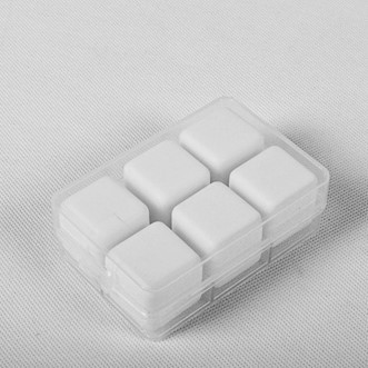 工厂直销冰酒石威士忌冰块不融化冰块陶瓷冰块6粒装红酒酒具礼品