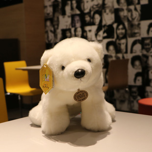 韩国正品toy club北极熊公仔车载摆件大白熊毛绒玩具玩偶女生礼物