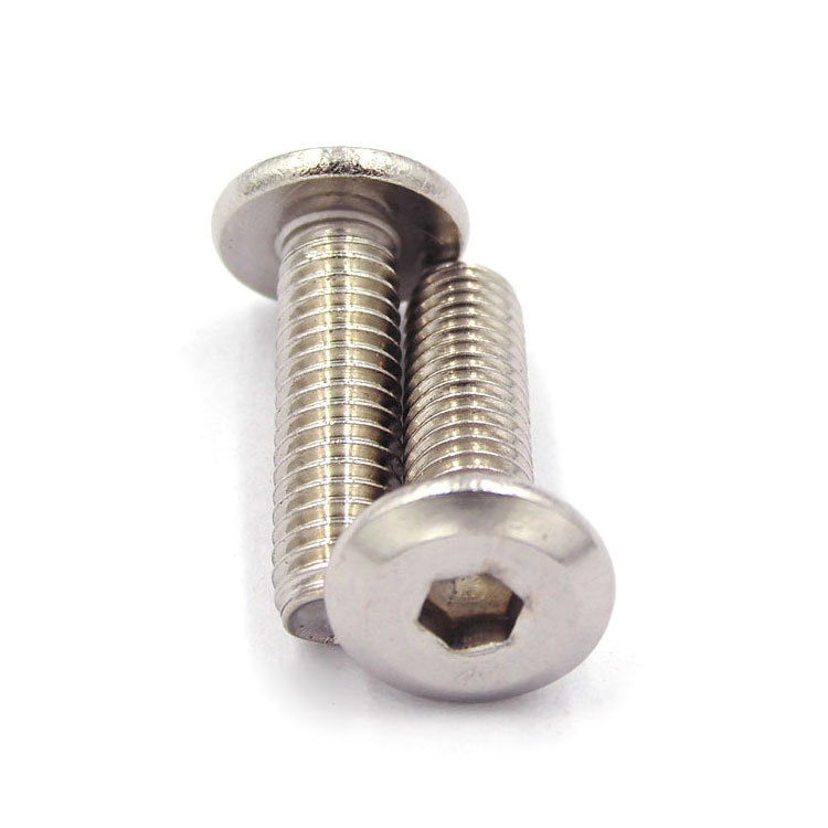304不锈钢平头内六角螺丝 平头内六角螺丝 家具螺丝 m6/m8