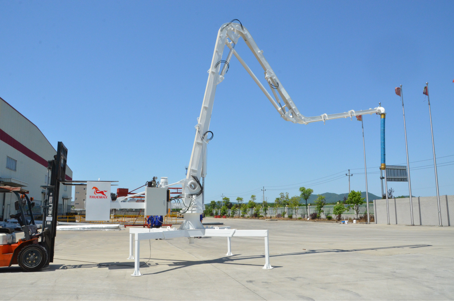 hg13a-3z移动式液压混凝土布料机 13米布料机 全液压 遥控操作