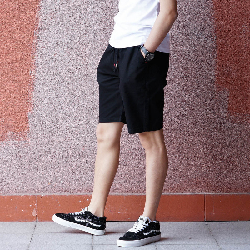 五分裤 2017原创潮牌 休闲裤工装裤男 迷彩纯色短裤 大码五分裤短裤