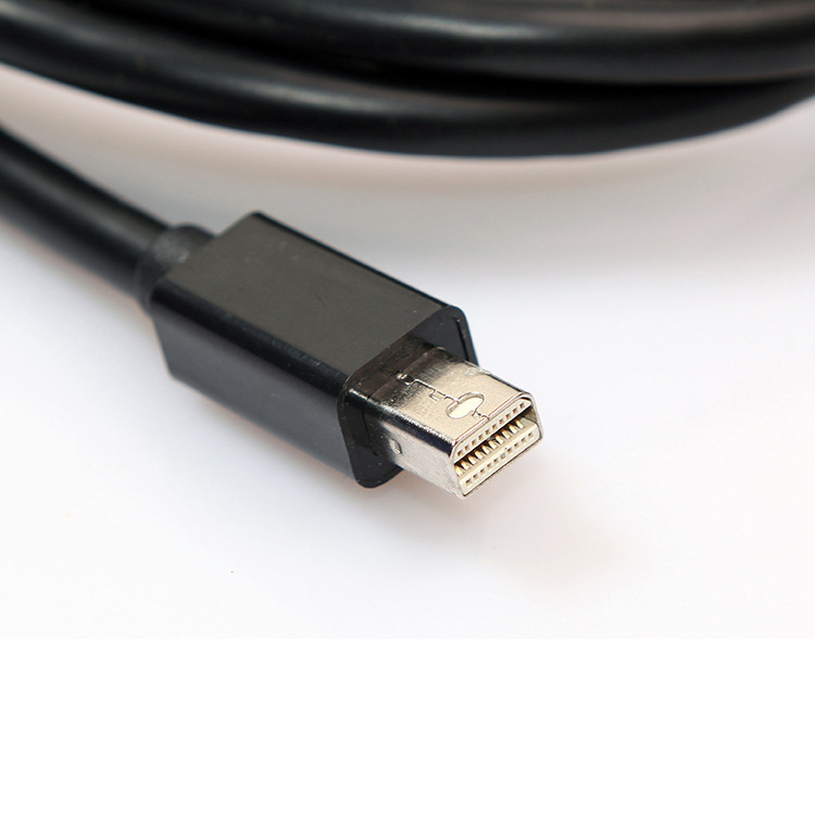 mini displayport转dp1.8m转接线迷你雷电接口小dp转大dp