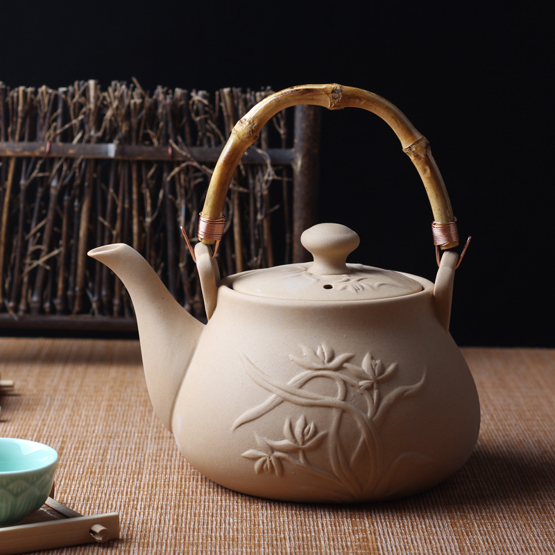 陶壶烧水壶煮水壶泡茶壶提梁壶 电陶炉耐高温壶功夫茶具 工厂直销