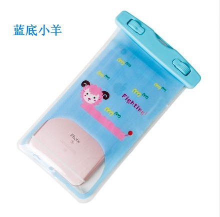 New Style Mobile Phone Waterproof Bag Rider Cartoon Marine Animal Pvc Transparent Touch Screen Photograph Drifting Waterproof Cover