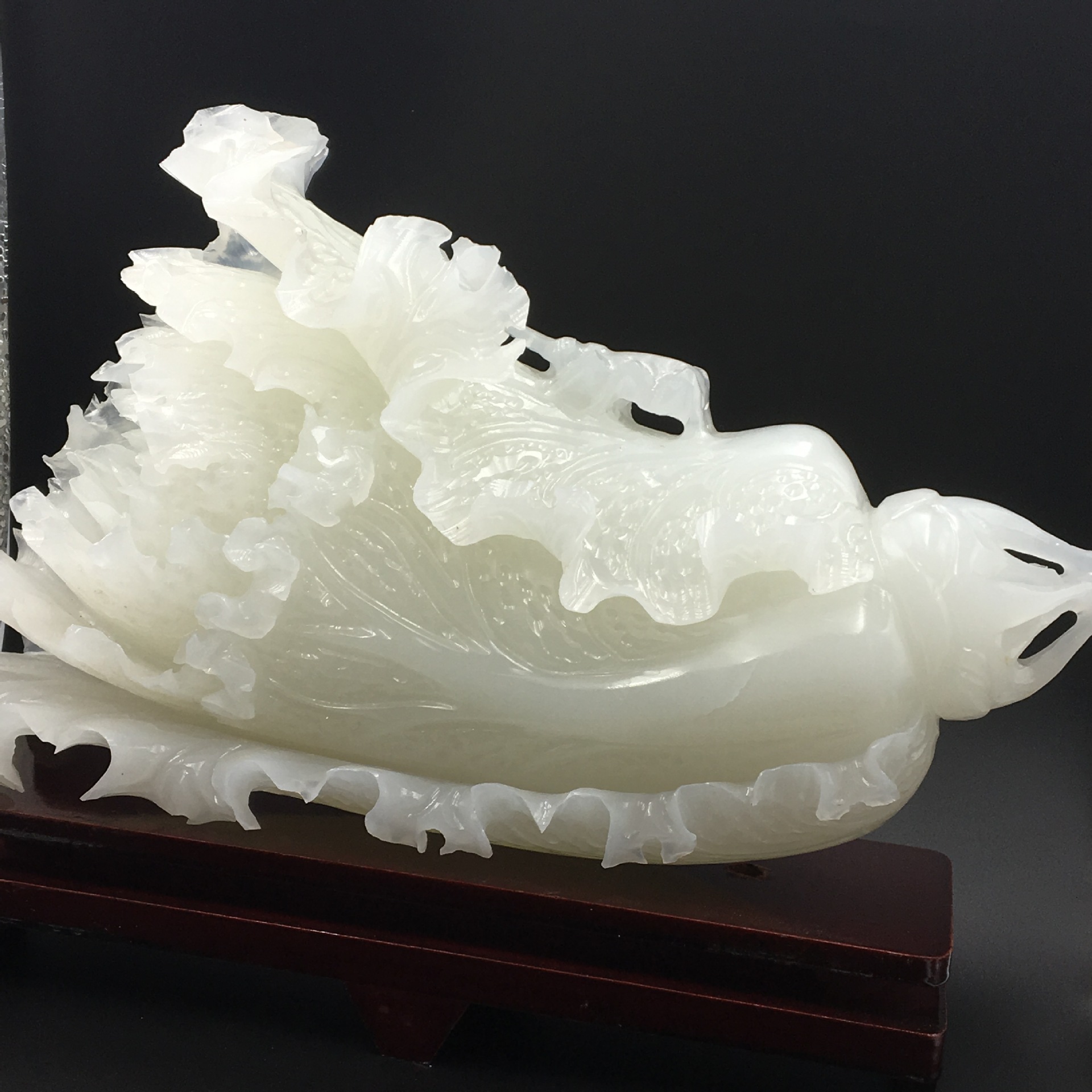 阿富汗玉白菜玉器工艺品白玉批发媲美和田白玉玉石客厅大摆件批发