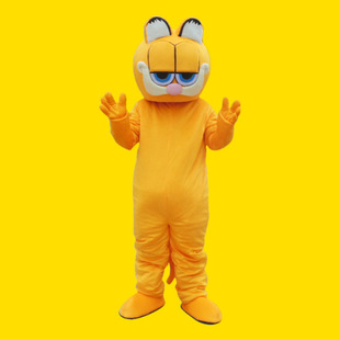 加菲猫卡通人偶服装卡通人偶订做人偶行走定制卡通服装定制表演服