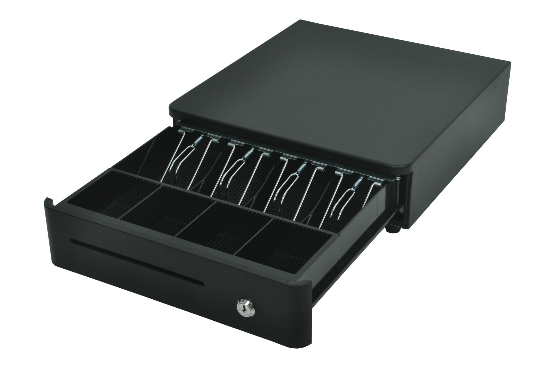 pos机钱箱圆角钱箱餐饮专用钱箱宽电压钱箱