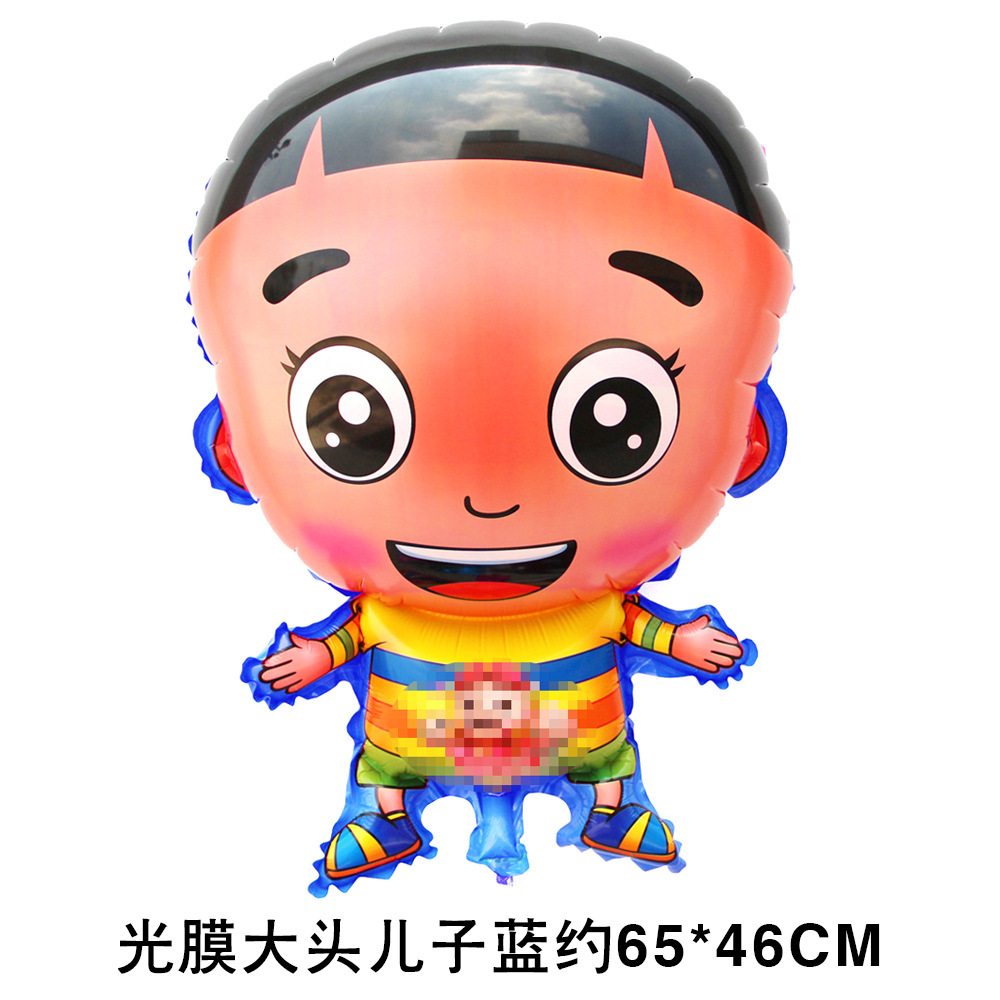 卡通气球飘空卡通光膜气球 猪小妹公园气球 地摊货源现货批发