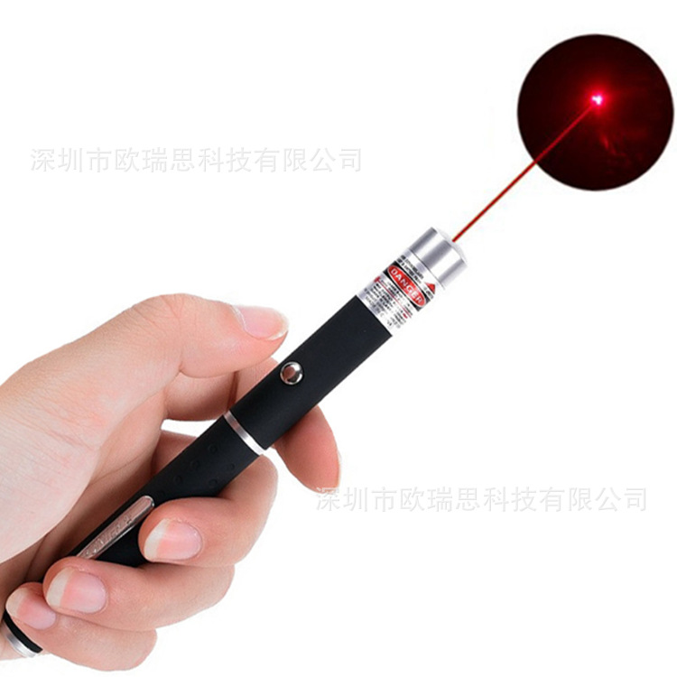 Exclusive for Cross-Border Factory in Stock 650 Nm5mw Red Single-Point Laser Pointer Sand Tray Sales Funny Dogs and Cats