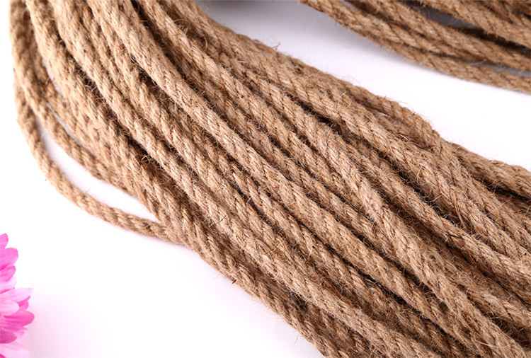 8cm粗麻绳黄麻线家纺服饰diy本色麻线手工材料批发