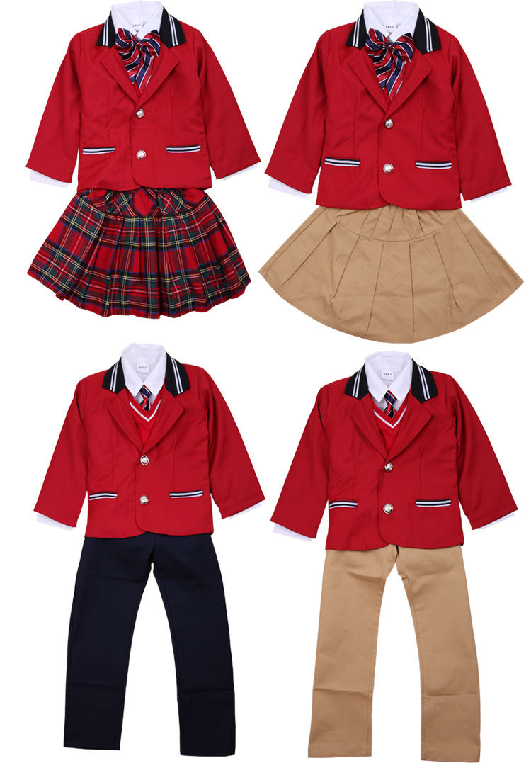 幼儿园园服春秋冬装小学生校服儿童班服百搭西服套装厂家直销958