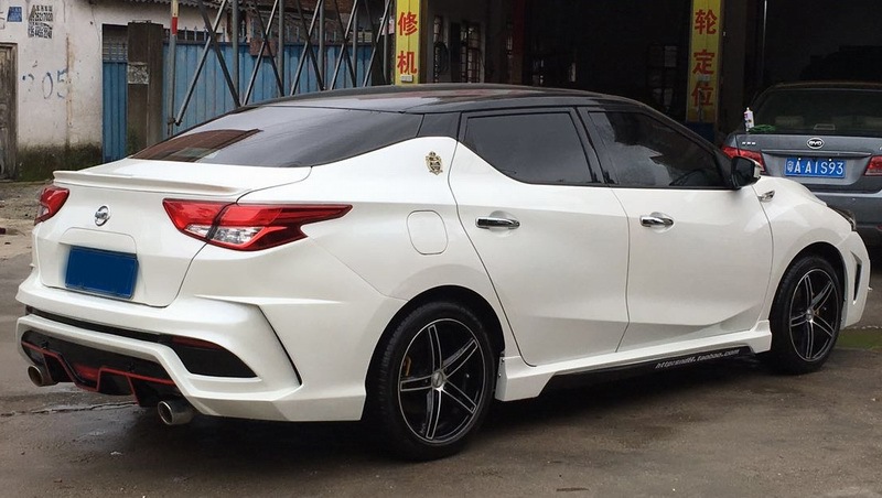 适用16-18日产全新蓝鸟改装包围新蓝鸟大包围前杠 后杠 侧裙 排气