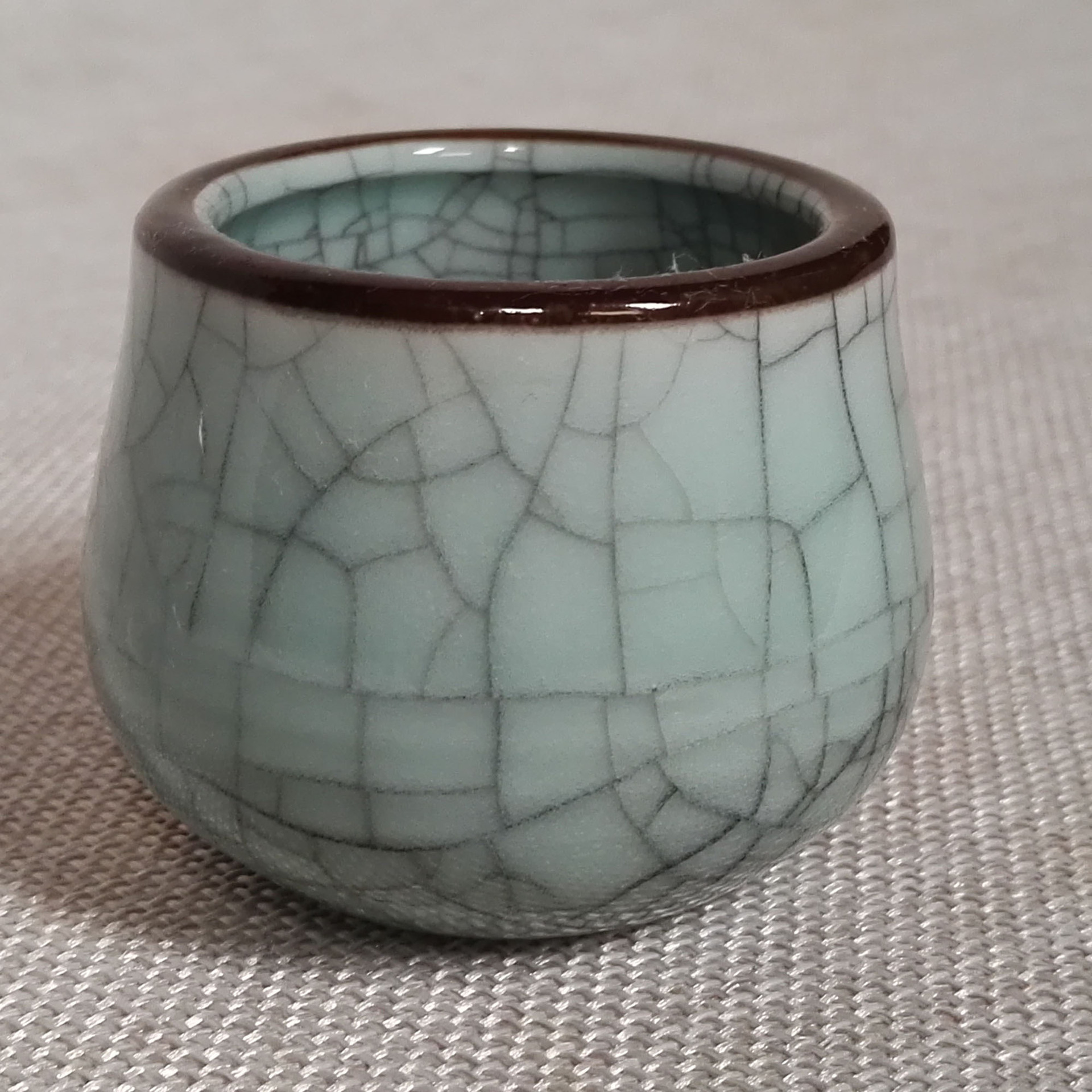 酒杯哥窑复古开片陶瓷器茶杯水杯子牛奶杯情侣款家用杯