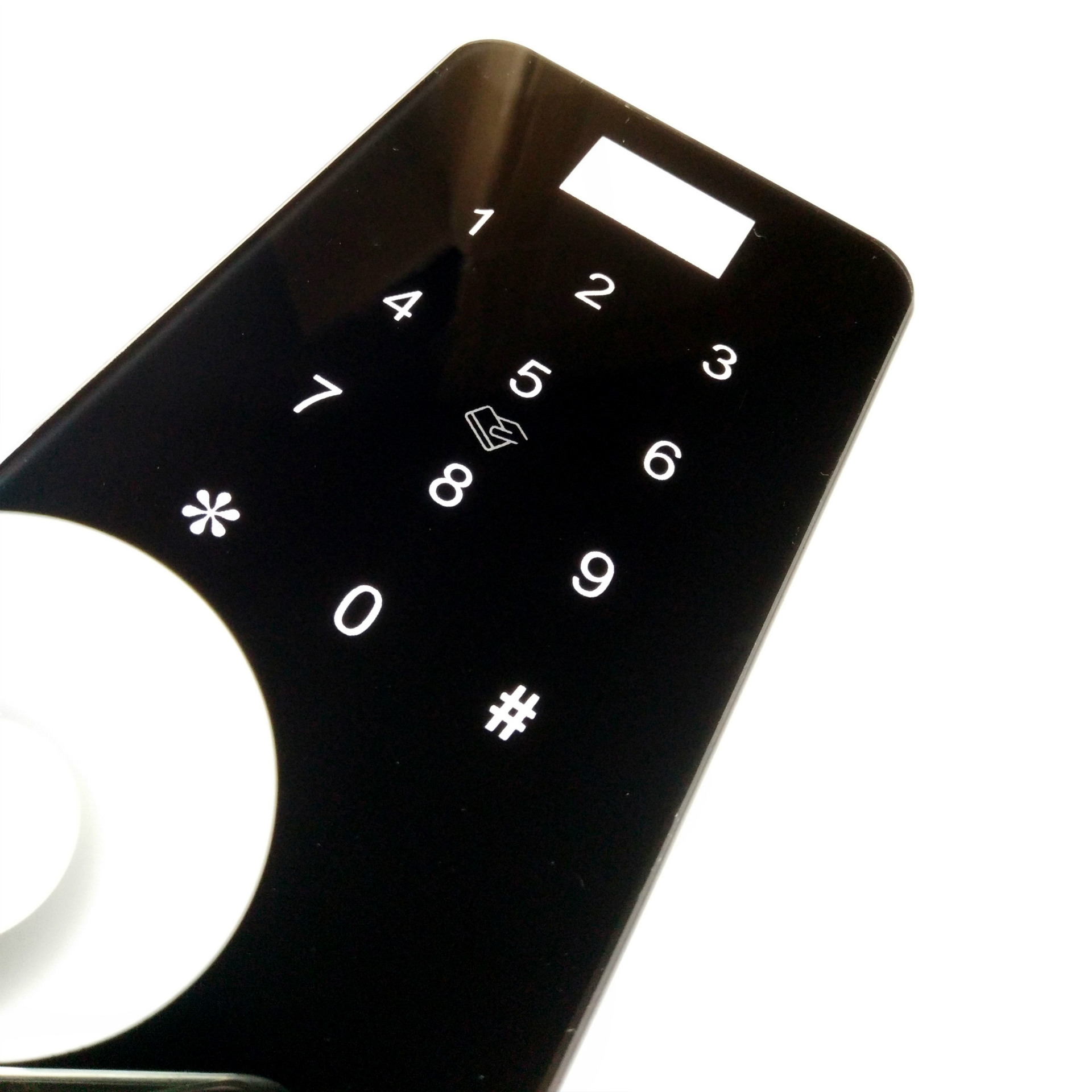 深圳 温州 门禁按键亚克力面板 智能锁钢化玻璃面板