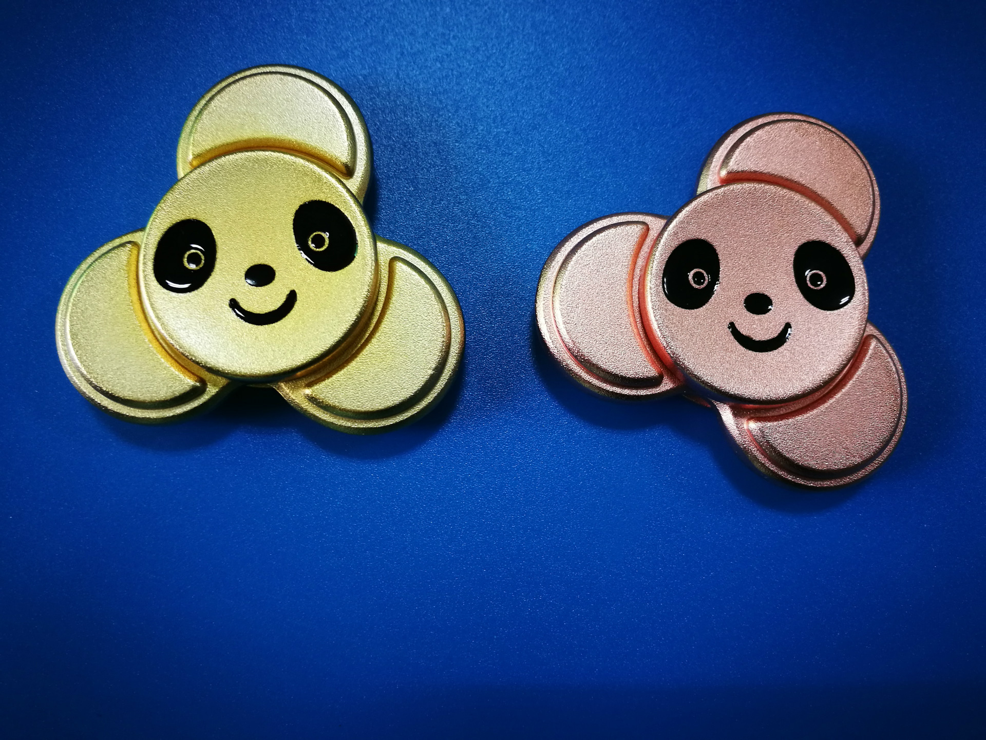 熊猫转转熊指尖陀螺 锌合金三叶陀螺 减压益智陀螺抗焦虑帮助戒烟